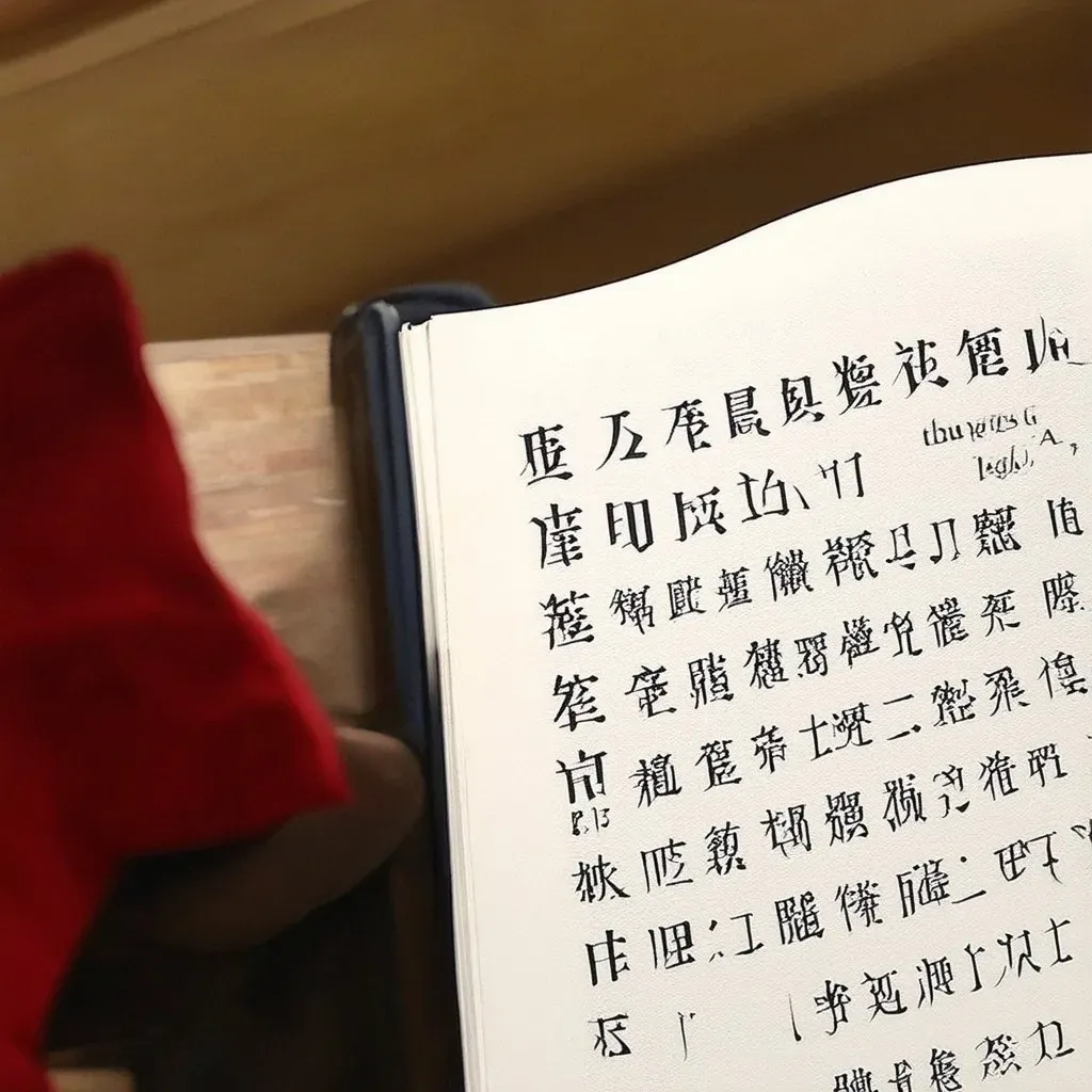 千字文行書